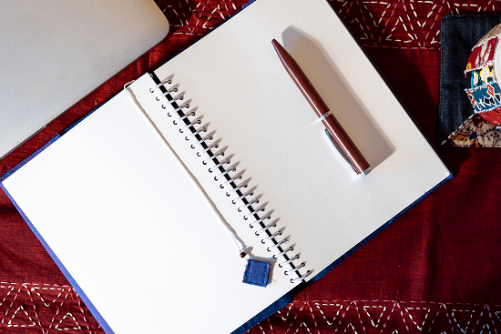 Bhumija Purple Snow Flake A5 Notebook
