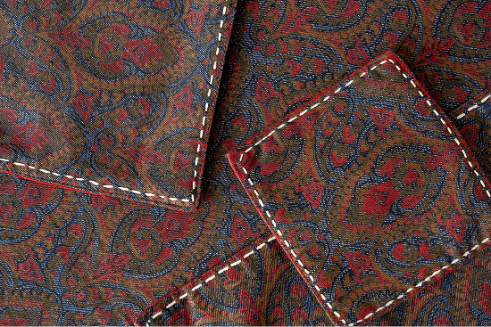 Bhumija Jacquard 1 Large Table Runner 4 Table Mats 2 Trivets and 4 coaster
