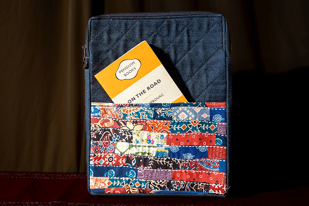 Earth Story Denim & Patchwork Laptop Sleeve Samsara  Vertical 13"