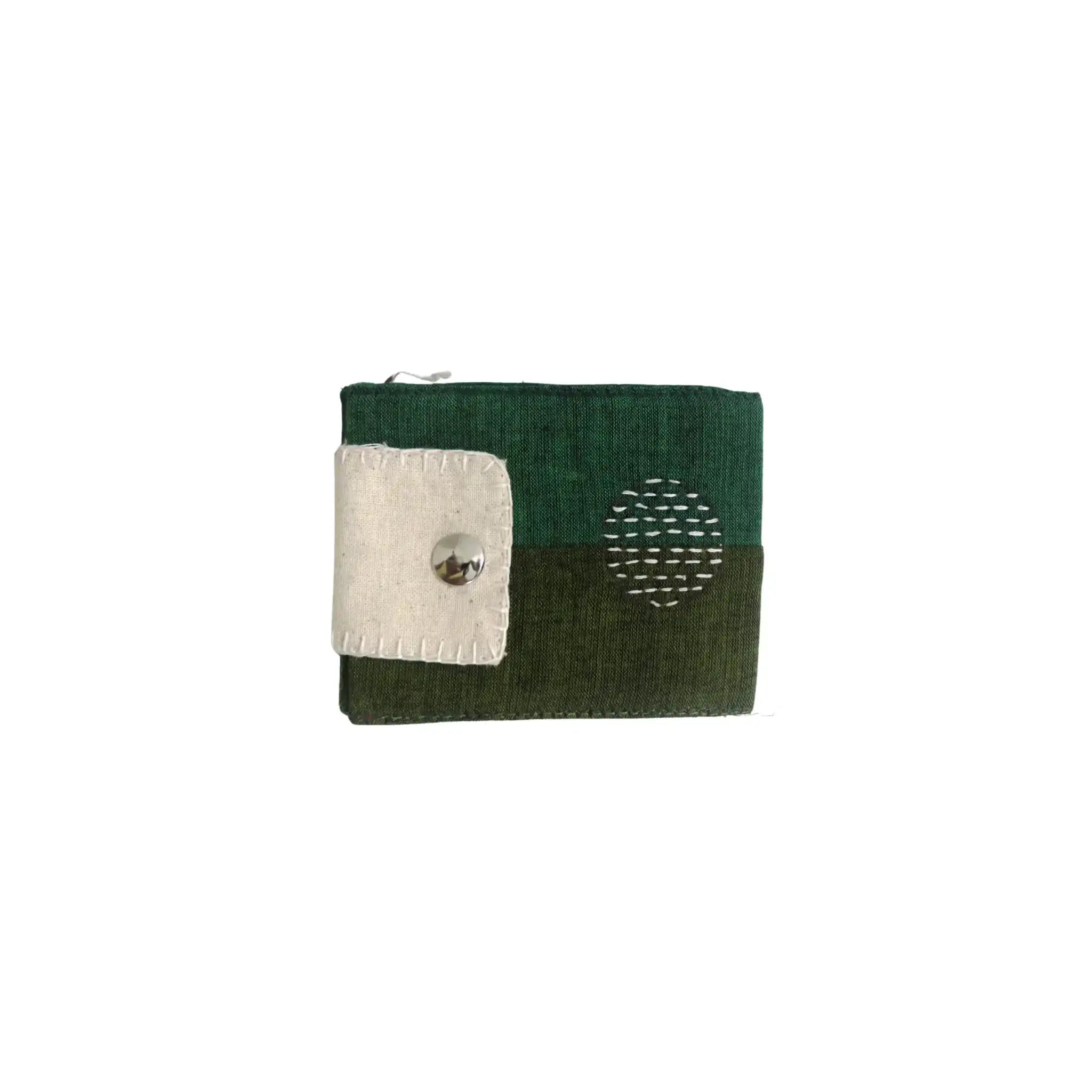 Luna Forest Green Card Wallet