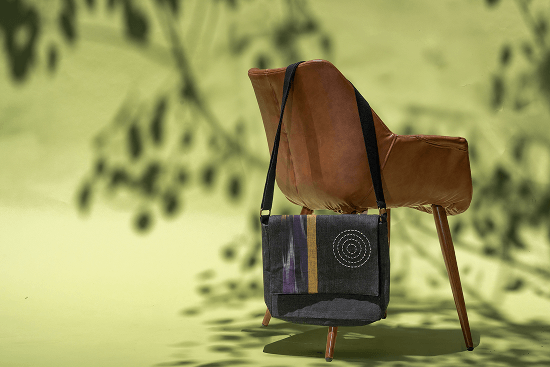 Bhumija Messenger Bag IKAT