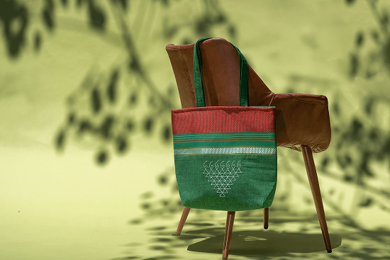 Bhumija Urban Essential Tote with Khun Fabric