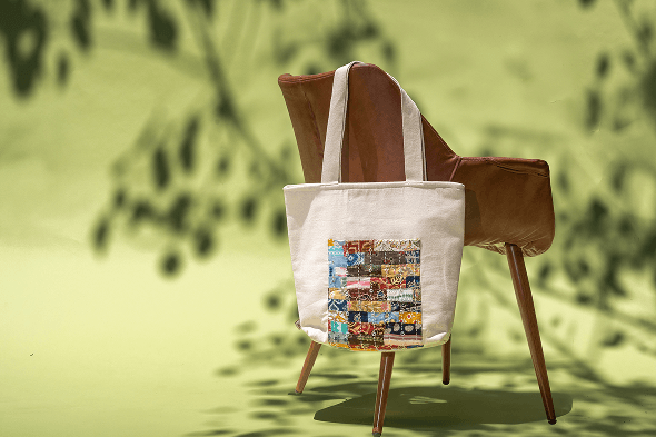 Earth Story Springtime Canvas Urban Essential Tote