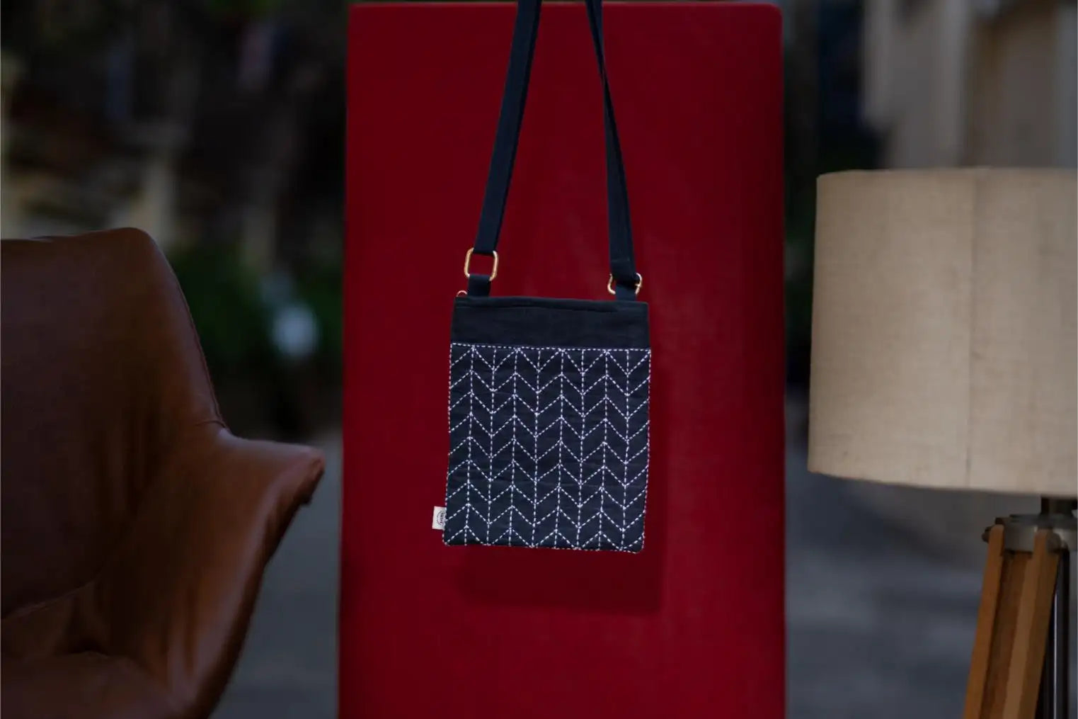 Ira  Chevron Sling Bag