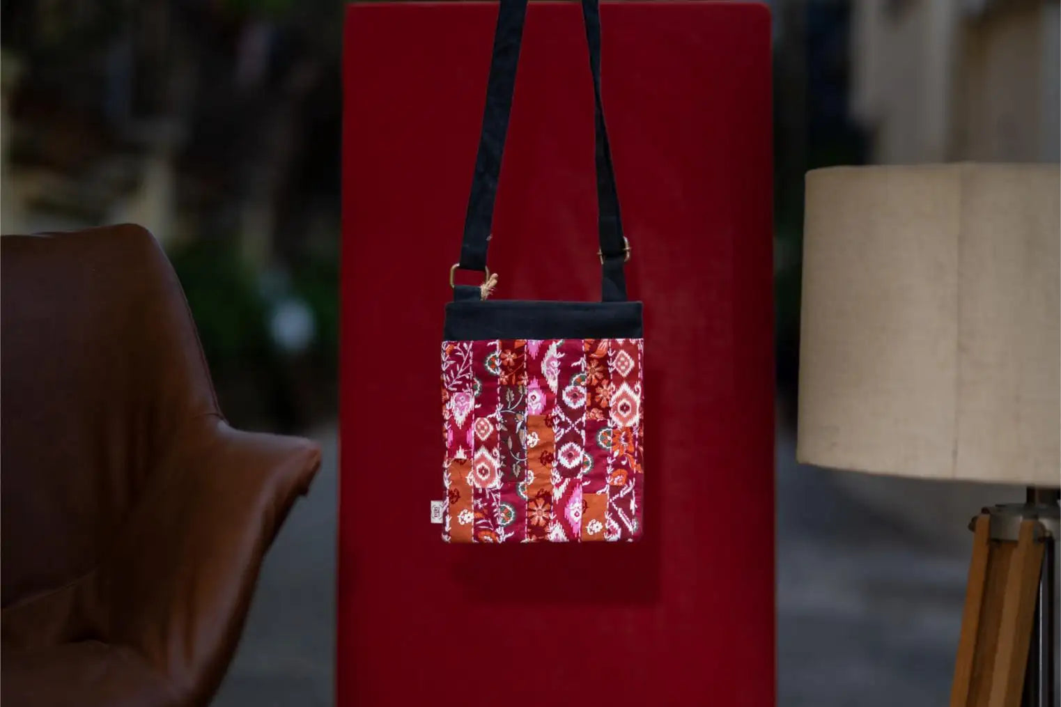 Earth Story Red Sling Bag