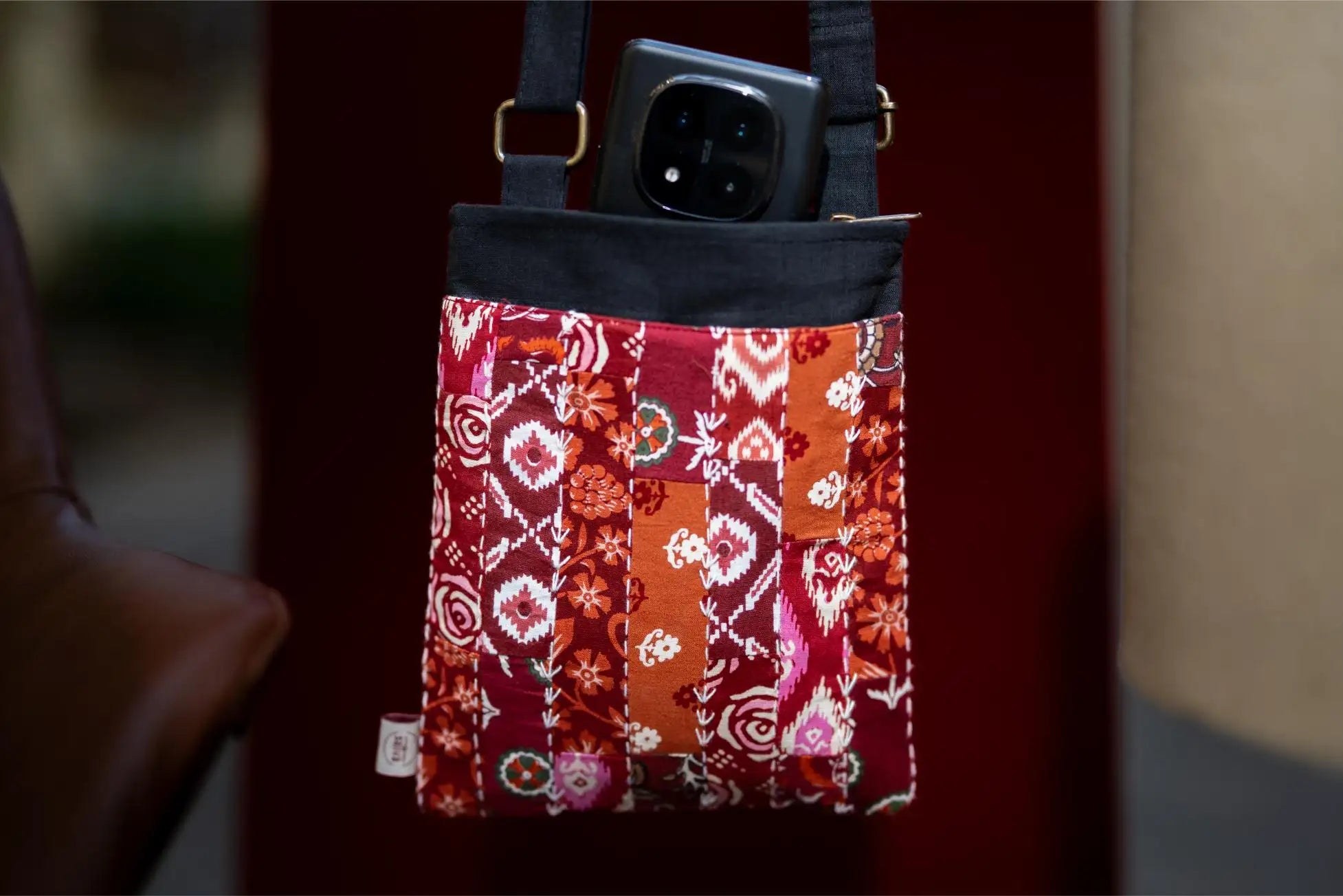 Earth Story Red Sling Bag