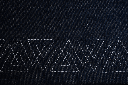 Ira Trika Denim Envelop Laptop Sleeve - Vertical 13"