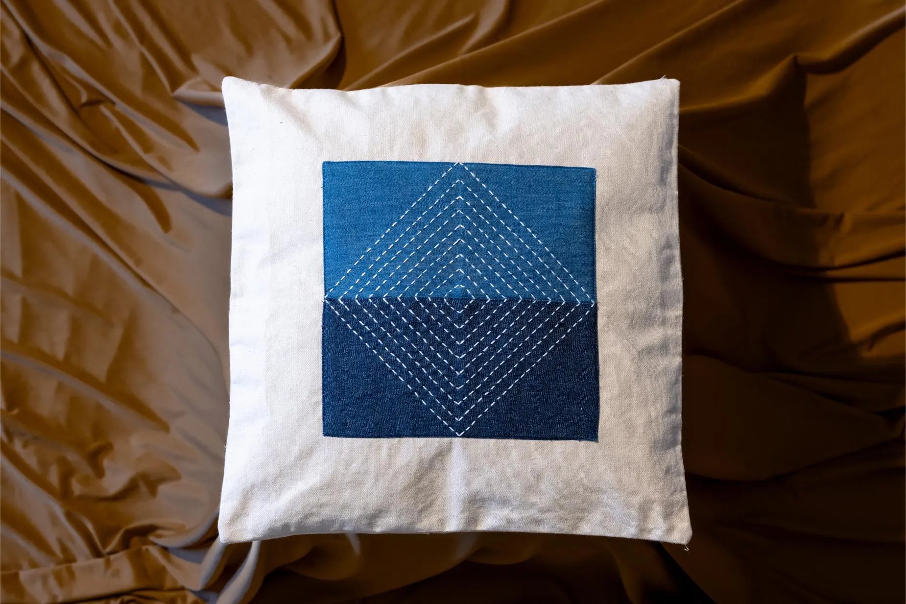 Luna French Blue Cushion Cover 16"x16" - Set of 2