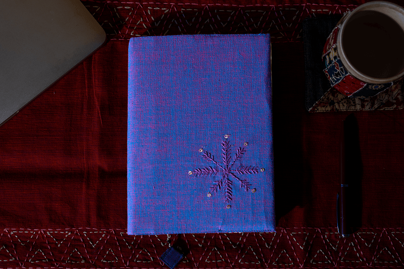 Bhumija Purple Snow Flake A5 Notebook