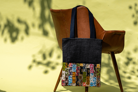 Earth Story Autumn Timeless Denim Tote