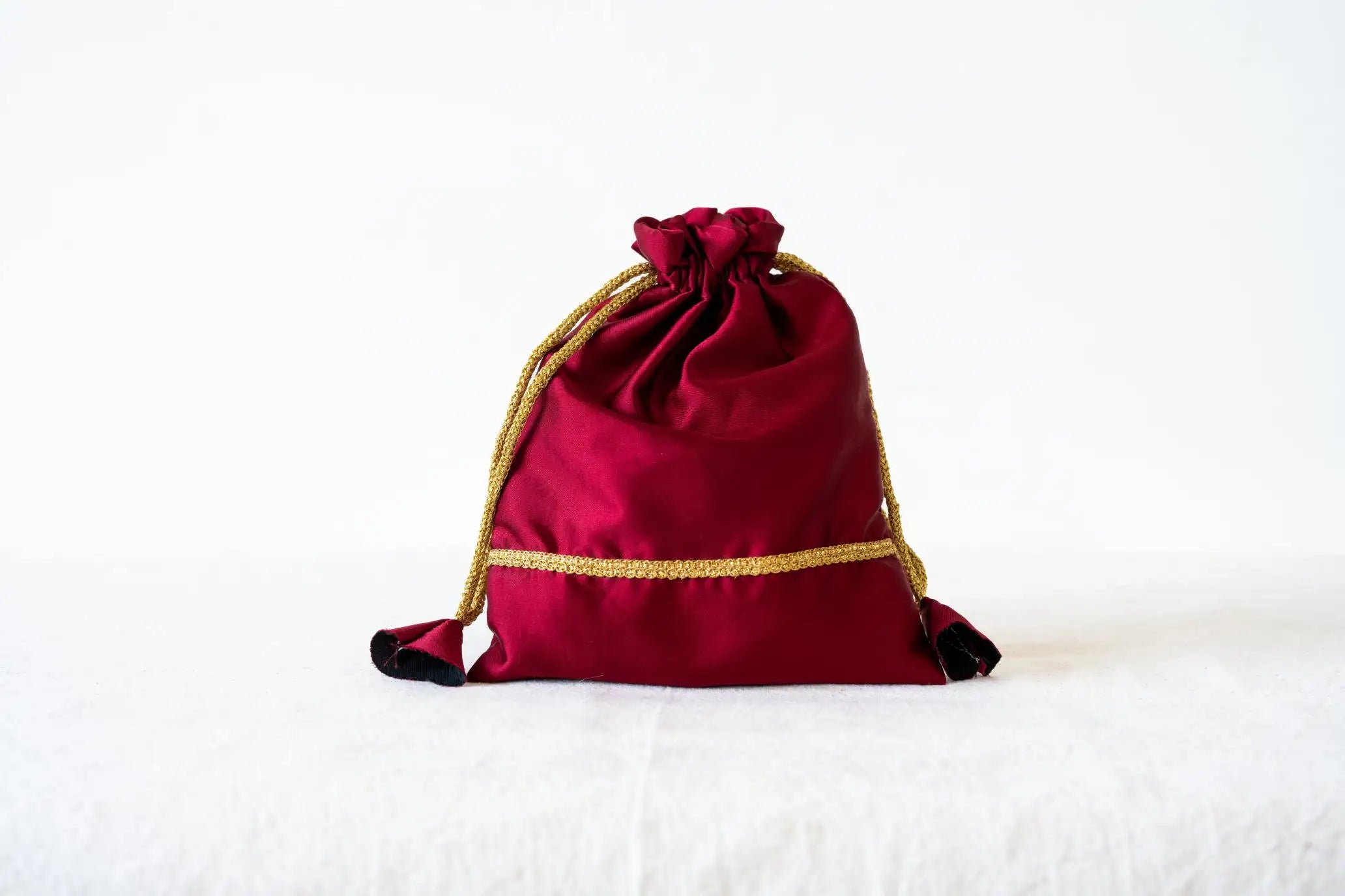 Indian Raga - Potli - Maroon Silk