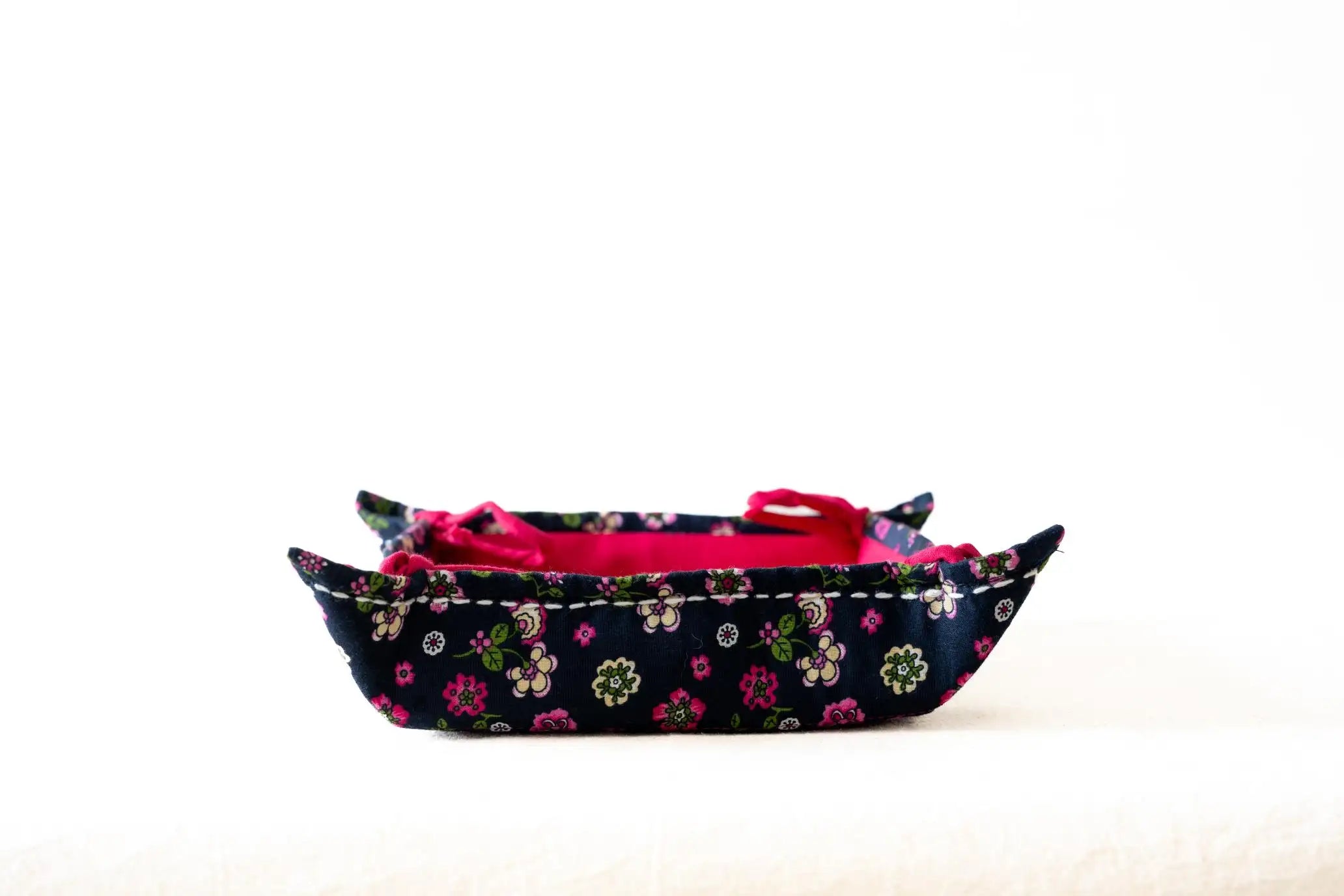 Bhumija - Fabric Tray - Cotton & Pink Cotton