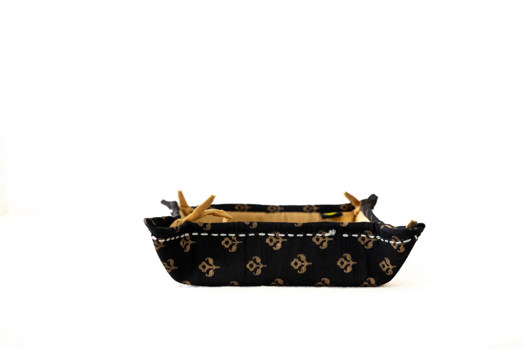Bhumija - Fabric Tray - Cotton & Brown Cotton