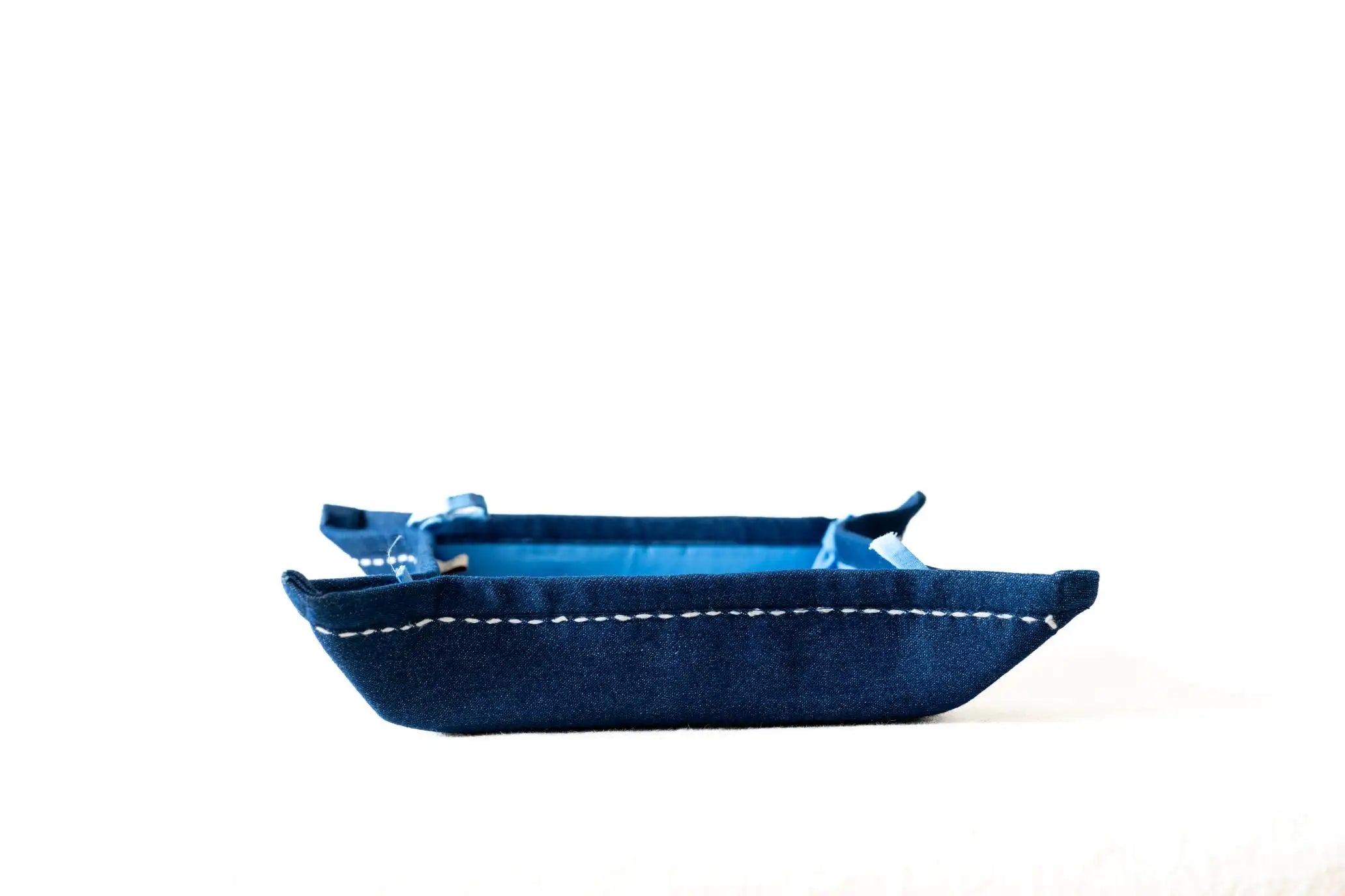 Bhumija - Fabric Tray - Denim & Blue Cotton